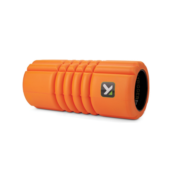 TriggerPoint GRID Travel 10 นิ้ว ORANGE — โฟมโรลเลอร์พกพา คลายความตึงได้แม้อยู่ไกลบ้าน